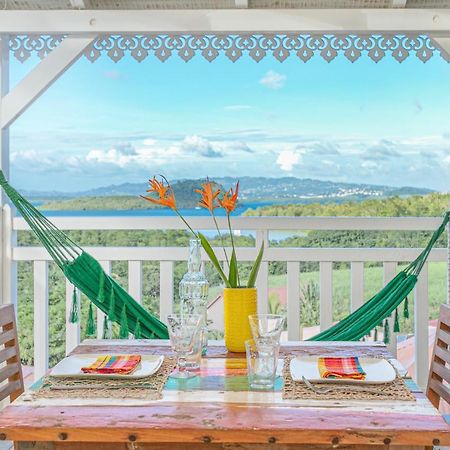 Bungalow Vanille Pacane - Vue Mer Avec Spa Prive Les Trois-Ilets Eksteriør billede