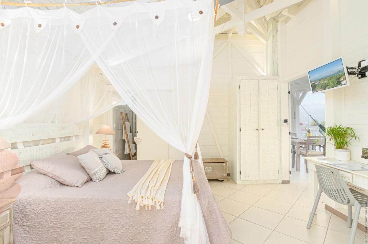 Bungalow Vanille Pacane - Vue Mer Avec Spa Prive Les Trois-Ilets Eksteriør billede