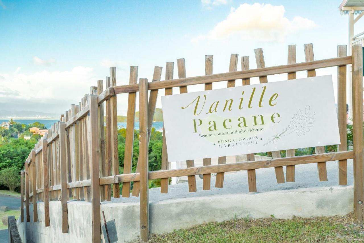 Bungalow Vanille Pacane - Vue Mer Avec Spa Prive Les Trois-Ilets Eksteriør billede