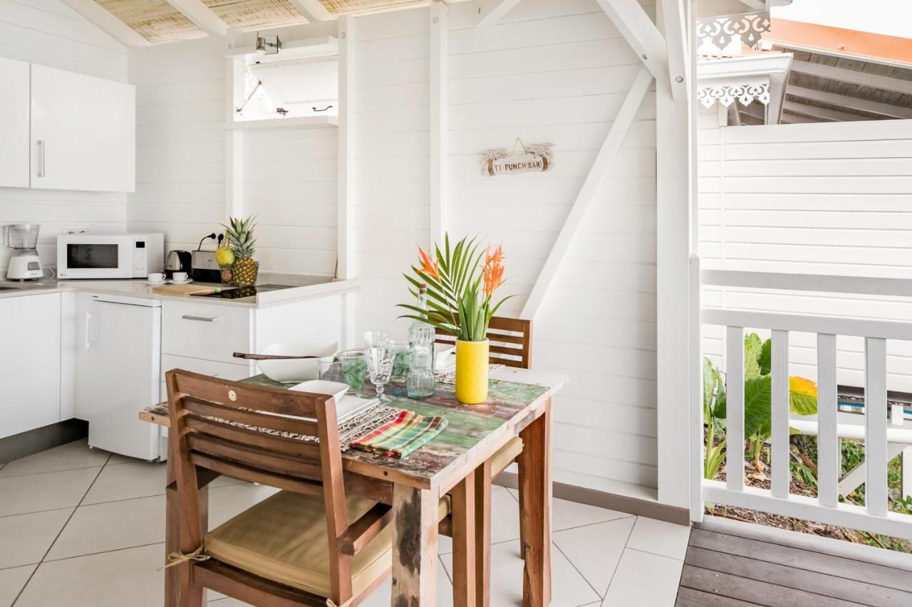 Bungalow Vanille Pacane - Vue Mer Avec Spa Prive Les Trois-Ilets Eksteriør billede