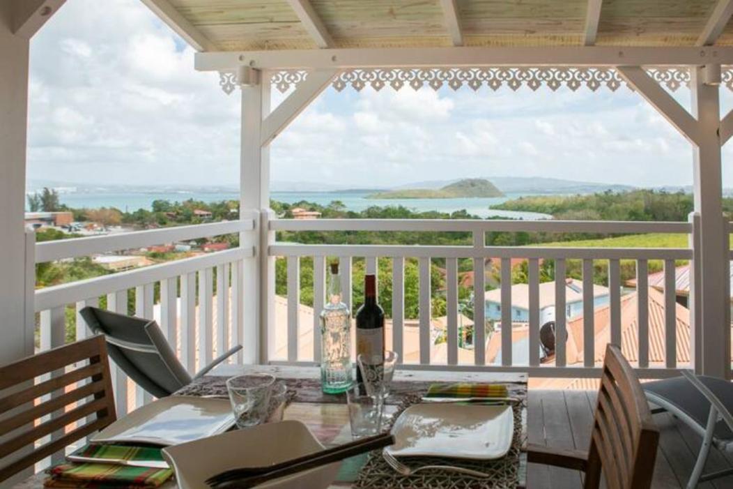 Bungalow Vanille Pacane - Vue Mer Avec Spa Prive Les Trois-Ilets Eksteriør billede